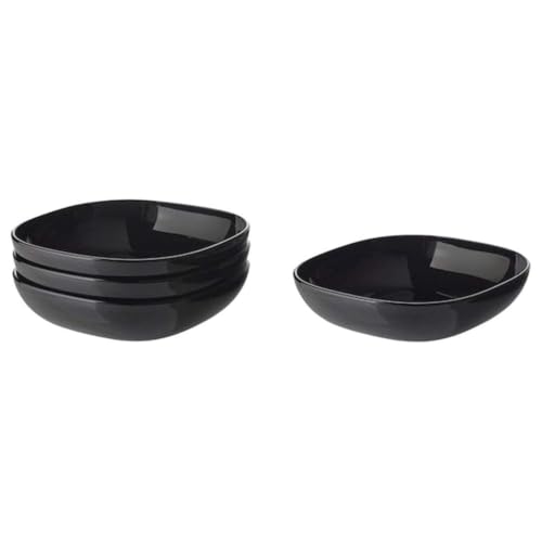 IKEA Backig Assiette creuse Noir 20 x 20 cm