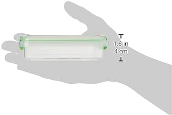 Sistema Fresh Collection 1.9 Cup Food Storage Containers (3 Pack), 15.2 oz, Clear/Lime Green