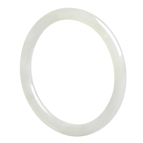 Large Size 52-68mm Jade Bangle Bracelet for Women, Natural Gemstone Jewelry Good Luck Gifts