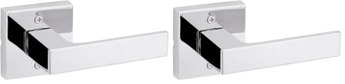 Image of Kwikset Singapore Half-Dummy Door Lever in Polished Chrome (Pack of 2)