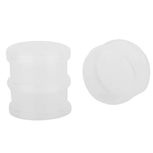 Image of Nail Decoration Storage Box, Transparent Plastic Organizer with 3 Layers for Nail Art Accessories, Small Bead Containers with Lids, Craft Organizers for Nail Charms and Diamond Art