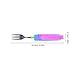 Healvian Adaptive Utensil Aid Silverware Universal Cuff Anti-Skid Cutlery Tremble Proof Fork Adaptive Fork Built Up Utensils Easy Grips Handle for Independent Eating