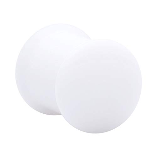 Preisvergleich Produktbild Crazy Factory Double Flared Plug aus Silikon / 10mm Weiß