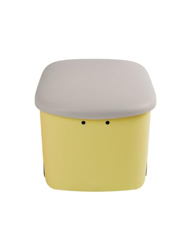 Miniatura 5 de Jardin202 - Caja De Ordenación Multiusos Bicolor Con Ruedas Almacenamiento 45 L Amarillo