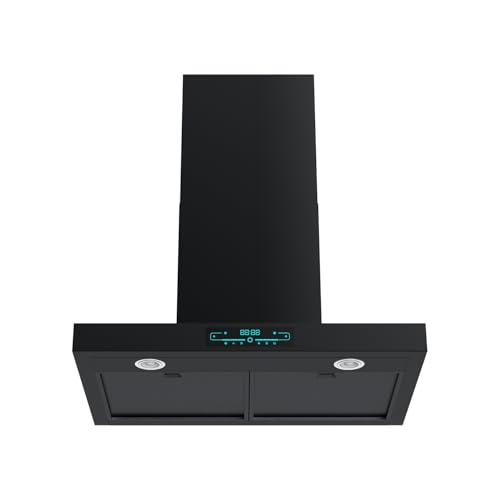 TAZPI Range Hood 30 inch, Heavy Duty 900 CFM, Wall Mount Range Hood with Ducted Convertible Ducted, Stainless Steel range hood With 4 Speed Gesture Sensing & 2 Pcs Adjustable Lights