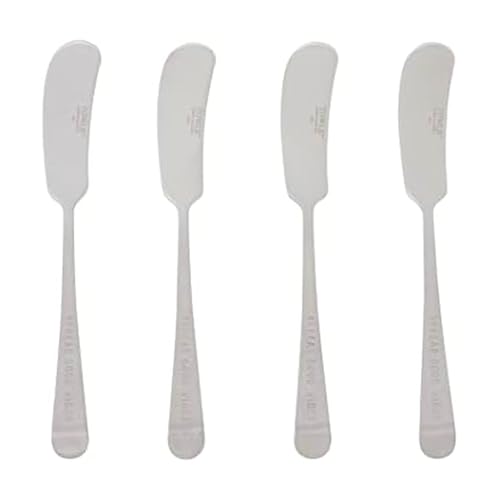Towle Living Expressions Cheese Spreader s, Set of 4 , STAINLESS STEEL -