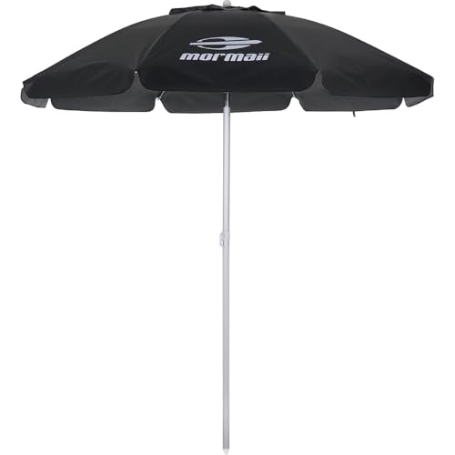 Guarda-Sol Articulado Mormaii em Bagum e Alumínio 2,00m Preto Bel