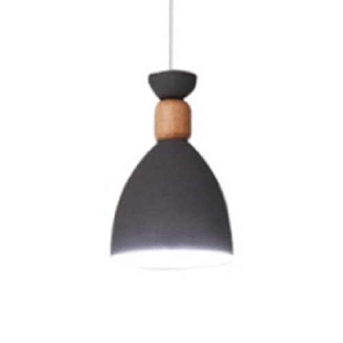 Chandelier moderne en métal et bois de frêne luminaire suspension