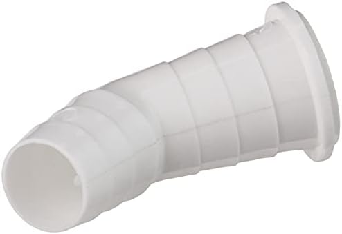 Xavax Angular Waste Pipe Connection for Washing Machines & Dishwashers including Seal and Hose Clip