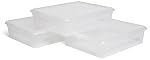 Novaliv – Novaliv 3x Aufbewahrungsboxen 13l 40x34x10 Stapelbox Plastik