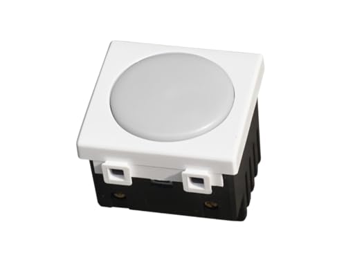 GASIASHOP SRL ETTROIT LAMPADA DI EMERGENZA DA INCASSO LED 2 MODULI 220V 6000K CON BATTERIA E TASTO ON/OFF COMPATIBILE MATIX – SKU MT4201