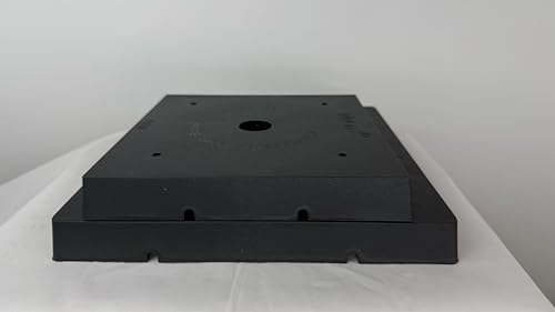 Myard Post Base Plate for 10x10 Inches Wood Post, Provides Code Required 1 Inch Stand-Off from Concrete Ground (10x10 inch, 1-Pack)