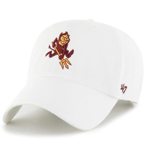 Arizona State Sun Devils Clean Up Adjustable Hat - Sparky - White