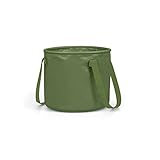 CRAFX Faltbarer Eimer Camping Tragbarer Wasserspeicherbehälter Leichter zusammenklappbarer Eimer für Camping Reisen Wandern Angeln Bootfahren und Gartenarbeit,Kleine 7L