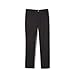 French Toast Girls' Adjustable Waist Stretch Twill Straight Leg Pant (Standard & Plus), Black, 14