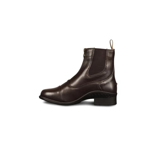 Image of Ovation Women's Lightweight Stylish Equestrian Horse Riding Ankle Length Synthetic Vega Leather Quantum Zip Paddock Boots