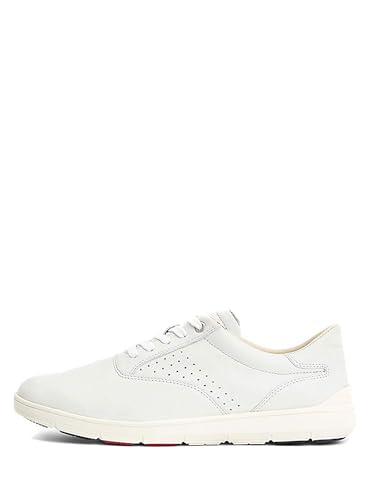 Baskets homme Tommy Hilfiger blanc Fm0fm04084 tennis cuir lacet