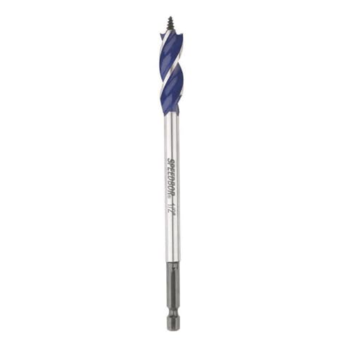 IRWIN SPEEDBOR Tri Flute Wood Drill Bit 1/2 X 6(3041001)