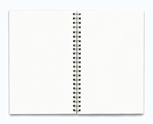 Image of Naruto Sketchbook Notebook A5 Unruled 160 Pages 100gsm Paper (Multicolor) Spiral Wire-O-Bound Notebook with Fantasy Illustration Design