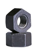 (350pcs) 1 1/8"-7 Heavy Hex Nut 2H, Made in USA, A194/Sa 194, Plain (inch), Size: 1-1/8"-7