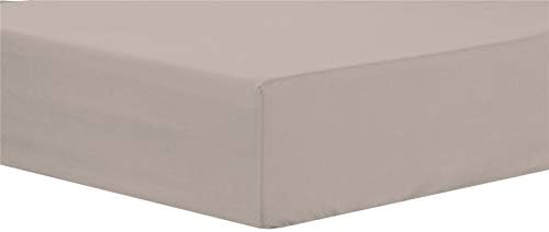 Olivia Rocco Easy Care Fitted Sheet Poly Cotton Bed Sheets, Single Light Pink