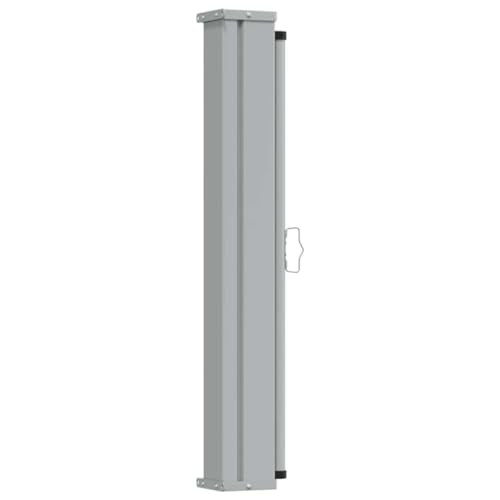 Store vertical fer robuste gris protection vent 100x300 cm - 6