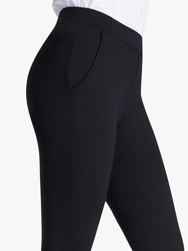 Bamans Calça social feminina para trabalho, negócios, escritório, skinny, controle de barriga, 73,6