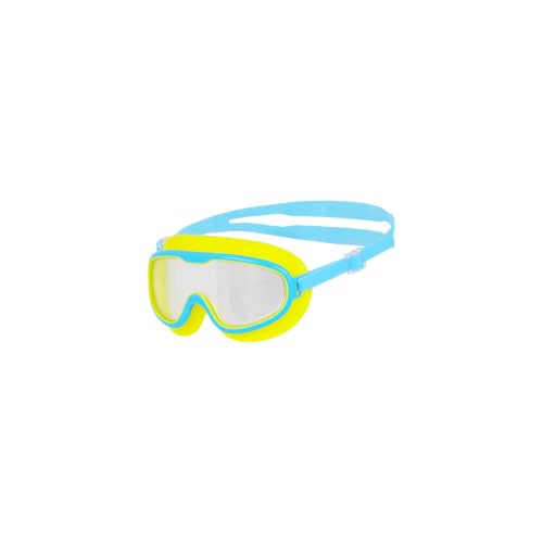 Image of AIRAVAT Macho swimming goggles for Kids Children Teens, polycarbonate goggles, Anti-Fog, Anti-UV, Wide View Swimming Goggles, Free size (Yellow)