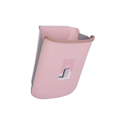 Cabilock 1pc Trash Rack Holder Recycling bin Small Waste Container Foldable Trash Basket Kitchen Cabinet Waste bin Rubbish Litter bin Small Compost bin dustbin Office Wastebasket Hanging