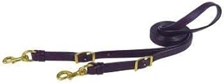 Tucker Leather Reins 215 1201 Brown, Brass