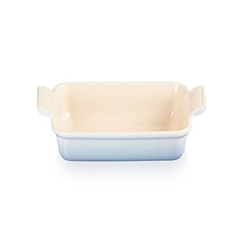 Image of Le Creuset Heritage Rectangular Dish, Stoneware, 19 cm, 1.1 litres, Coastal Blue, 71102194200001