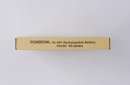 POWEROWL Akumulatory AAA ładowalne 1000 mAh wysoka pojemność 1200 cykli 1,2 V NiMH AA akumulator