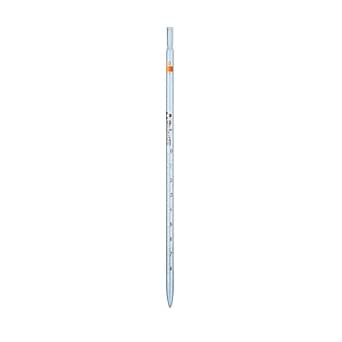 Produktbild von DURAN Messpipette 1 Ml – Kalk-Soda-Glas, Klasse AS, Ringteilung, Wartezeit 5 Sec, 12 Stück, Für Voll- & Teilablauf