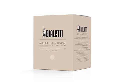 Image of Bialetti Exclusive Moka Pot, Premium Italian Stovetop Espresso Maker, Italian Made; Moka Pot /Percolator /Coffee Maker /Mocha Pot for an Authentic Italian Coffee (Cream, 6 Cup)