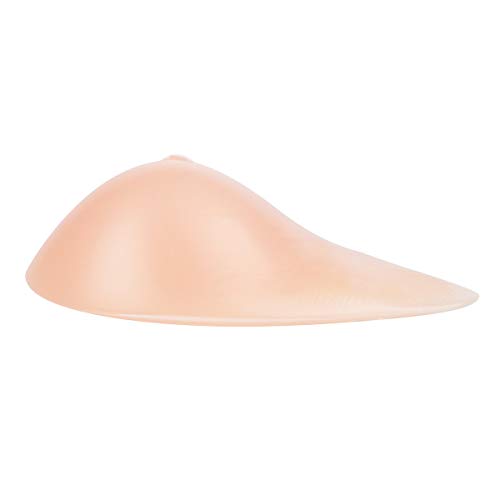 MOOVANT Silicone Breast Form Mastectomy Prosthesis Armpit Make Up A B C D Cup,Left Side Only,400g (C Cup)