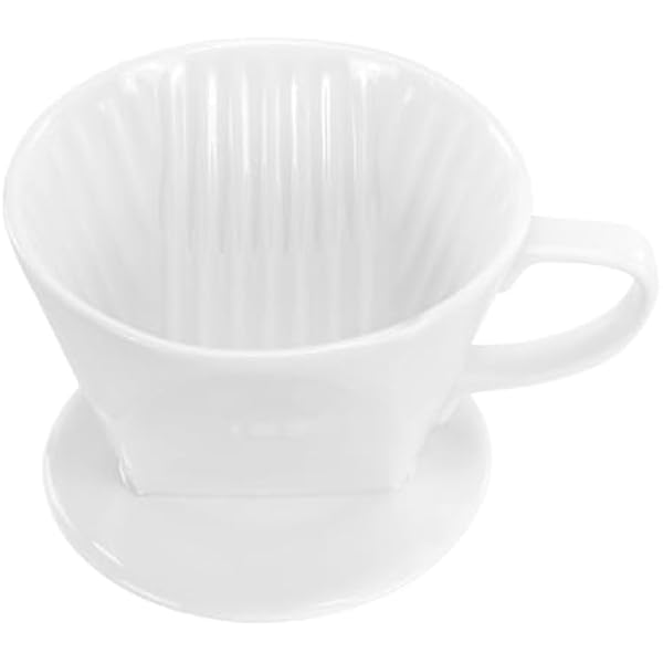 Pour Over Ceramic, Coffee Dripper Ceramic Coffee Maker,White