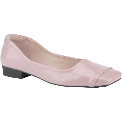 CLOVERLAY Women’s Flats Square Toe Low Heel Ballet Flat Sexy Elegant Work Office Comfort Casual Daily Spring Summer Shoes