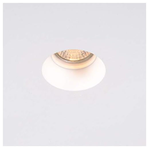 Qazqa Moderno Foco empotrable blanco 13 cm redondo - Gypsy Stucco Yeso Redonda Adecuado para LED Max. 1 x 35 Watt