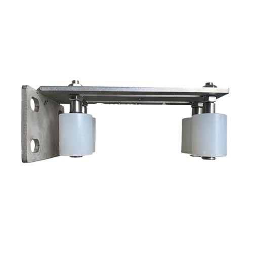 Galet de guidage pour portail coulissant avec rouleaux nylon et guide acier GF389
