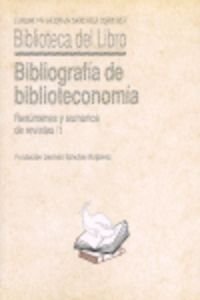 Bibliografia de biblioteconomia. (t.1)
