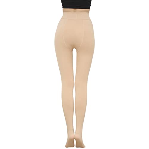 Image of Women's Opaque Winter Thermal Tights Pantyhose Fleece Lined Leggings High Waisted