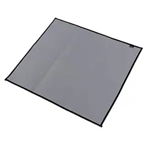 BBQ Heat Insulation Pad, Oil Resistant Camping Fireproof Cloth Glass Fiber for Lawn M