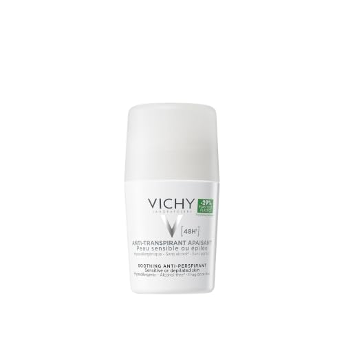 Vichy Déodorant Anti-Transpirant 48H Roll-On Peaux Sensibles Ultra Tolérant