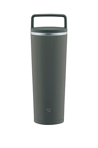 Image of Zojirushi SX-JA40HM Stainless Carry Tumbler, 14 Ounce, Forest Gray