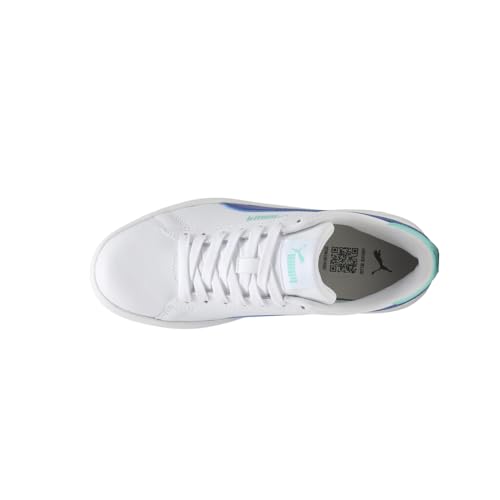 PUMA Kids Boys Smash 3.0 Leather Lace Up Sneakers Shoes Casual - White - Size 6 M4