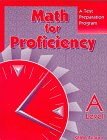 Paperback Math for Proficiency: A Test Preparation Program Book