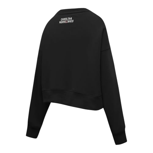 Pro Standard Womens NHL Carolina Hurricanes Classic Chenille Crewneck Sweatshirt Black Xl by Pro Standard - Used condition - Image 2