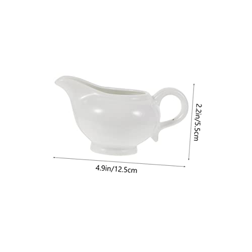 Ceramic Gravy Boat Per Salsa Versatore Per Condimenti e Salse Ristoranti e Domestiche Per Gravy e Salsa - immagine 3