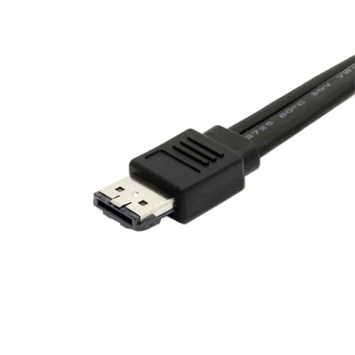 Cable de datos eSATAp a SATA 22p y IDE 4p 50 cm miniatura 3
