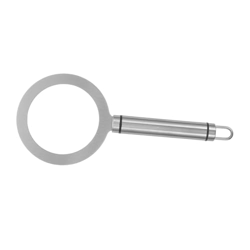 Garneck Stainless Steel Diy Milk Tea Baking Ring Brulee Milk Cup Rim Protector for Dessert Shop